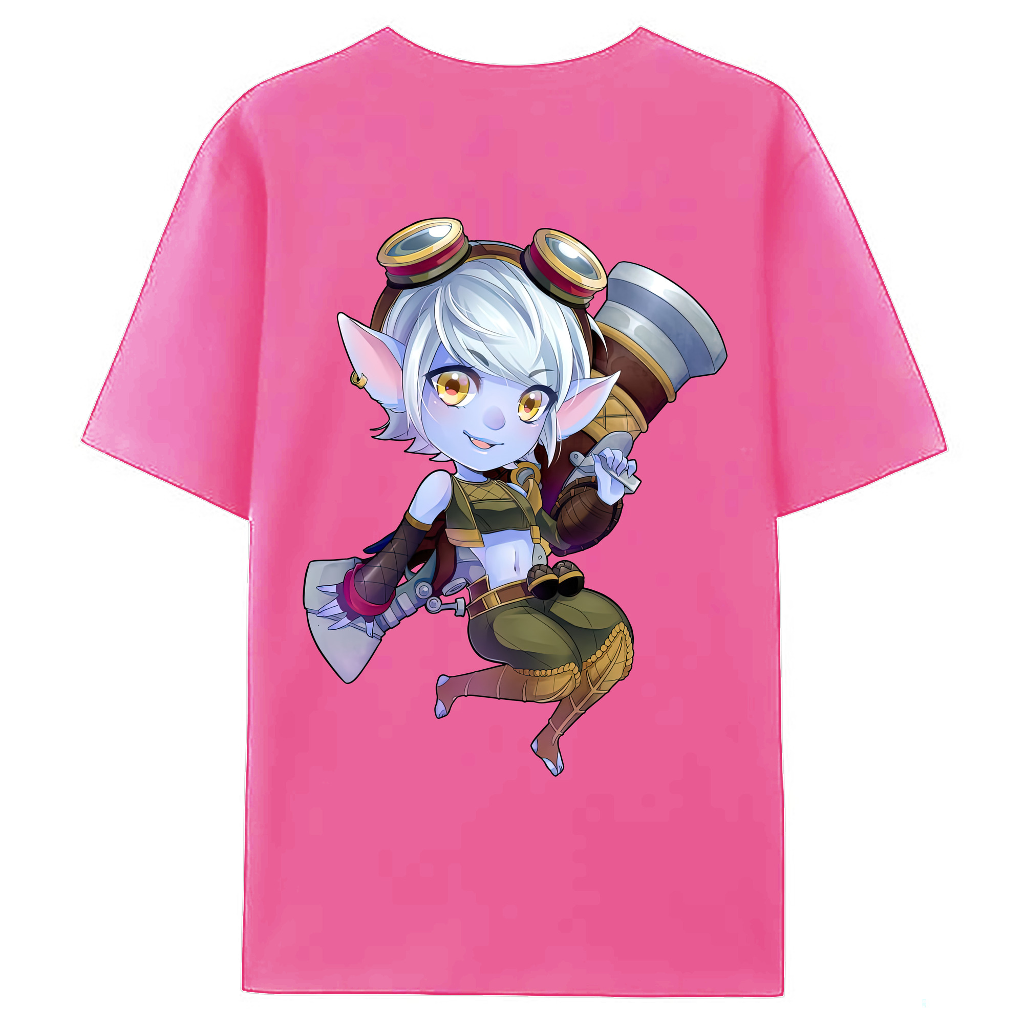 （画像用） リーグ・オブ・レジェンド League of Legends LOL レディース半袖Tシャツ(バックプリント)